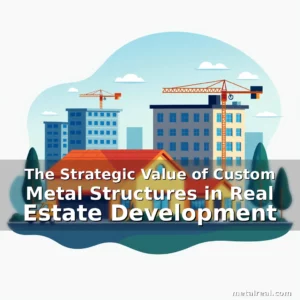 Artistic representation for The Strategic Value of Custom Metal Structures in Real Estate Development
