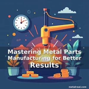 Artistic representation for Mastering Metal Parts Manufacturing for Better Results