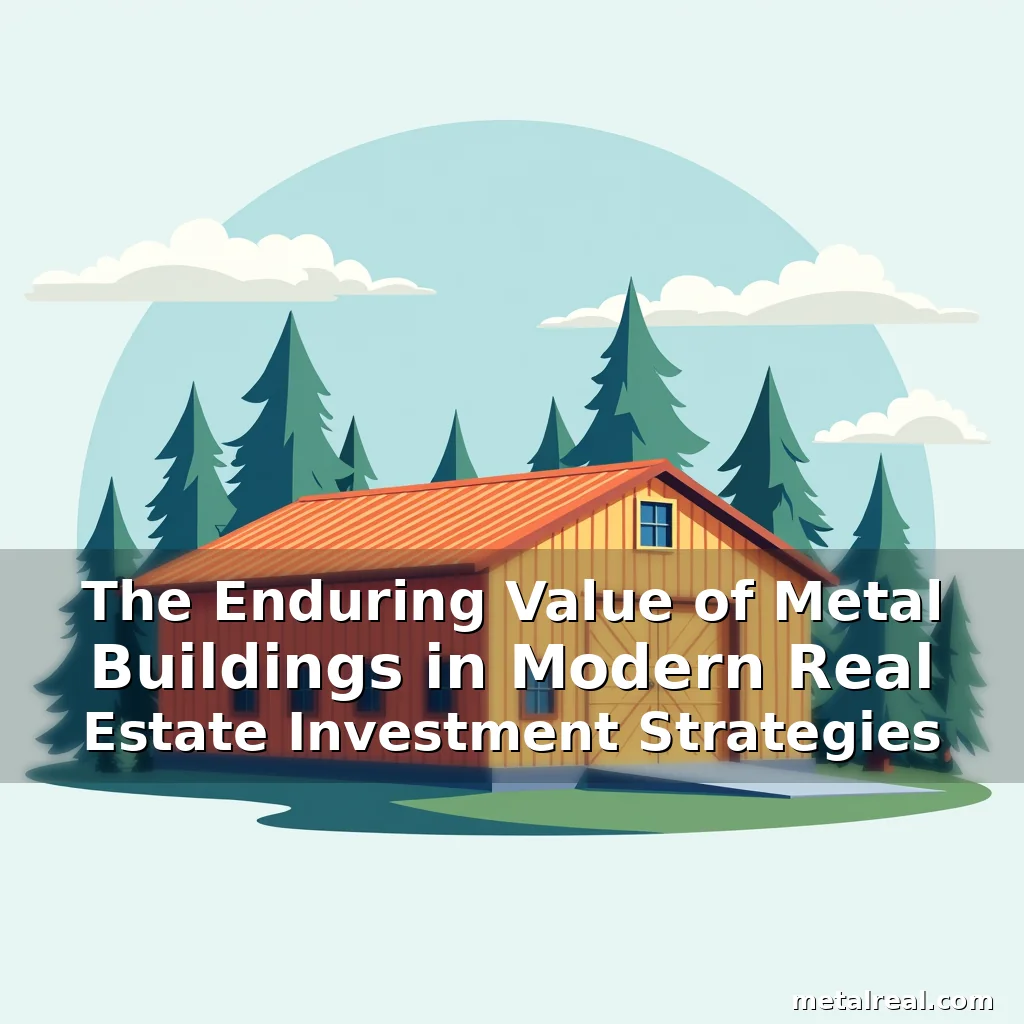Read more about the article The Enduring Value of Metal Buildings in Modern Real Estate Investment Strategies