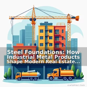 Artistic representation for Steel Foundations: How Industrial Metal Products Shape Modern Real Estate Development