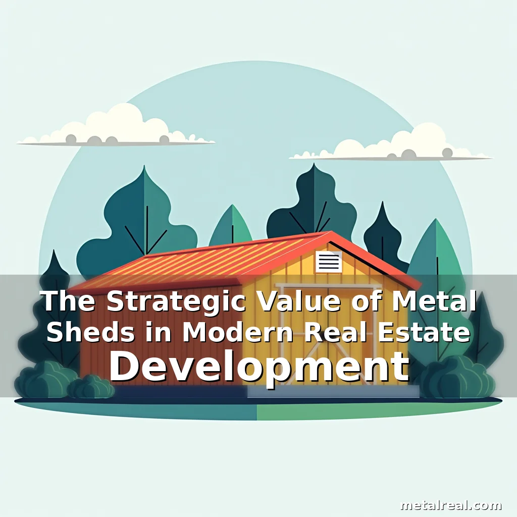 Read more about the article The Strategic Value of Metal Sheds in Modern Real Estate Development