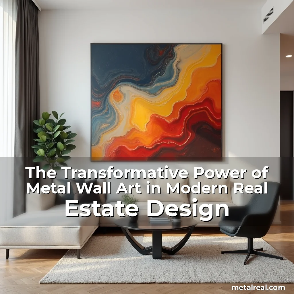 Read more about the article The Transformative Power of Metal Wall Art in Modern Real Estate Design