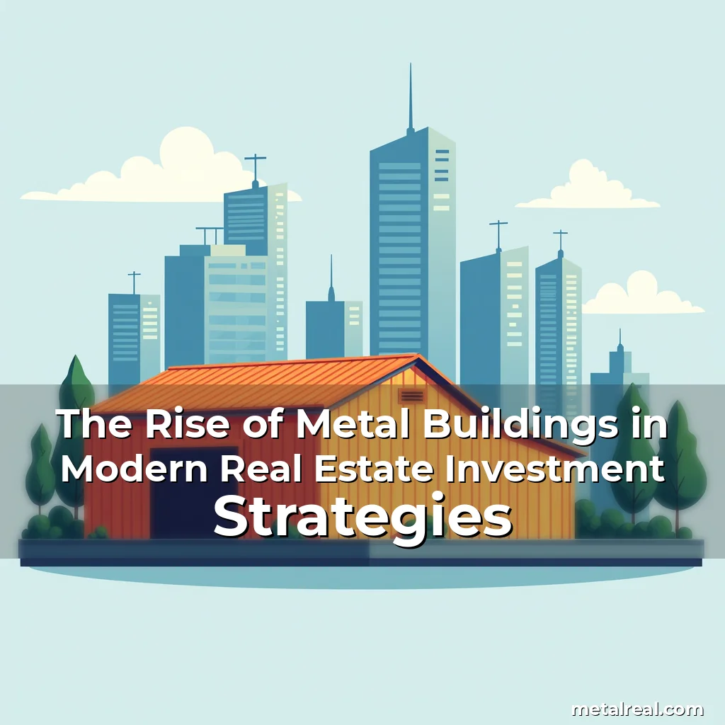 Read more about the article The Rise of Metal Buildings in Modern Real Estate Investment Strategies