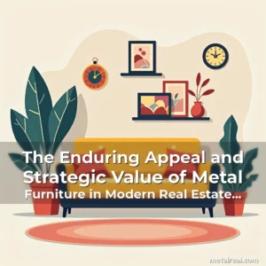 Read more about the article The Enduring Appeal and Strategic Value of Metal Furniture in Modern Real Estate Markets