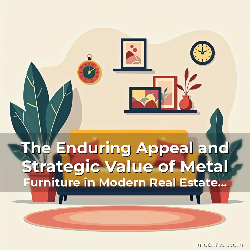 Read more about the article The Enduring Appeal and Strategic Value of Metal Furniture in Modern Real Estate Markets